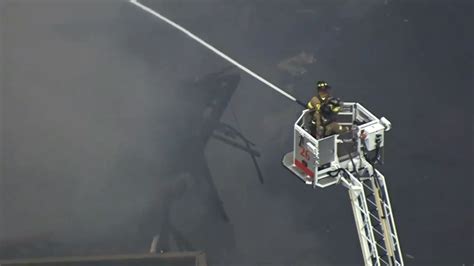 Fire chief: 2 missing after massive blaze at North Carolina construction site